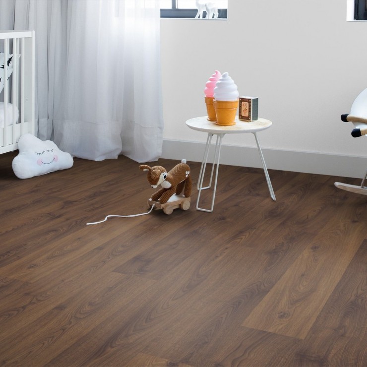 Ламинат Quick-Step Classic CLH4091 Дуб горный коричневый