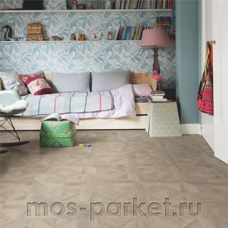 Ламинат Quick-Step Impressive Patterns Ultra IPU4141 Дуб серый теплый брашированный