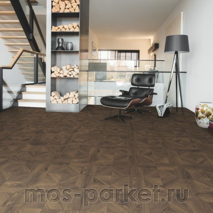 Ламинат Quick-Step Impressive Patterns Ultra IPU4145 Дуб кофейный брашированный