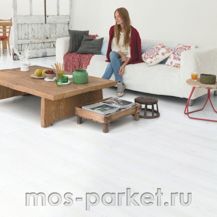 Ламинат Quick-Step Impressive IM1859 Белоснежный
