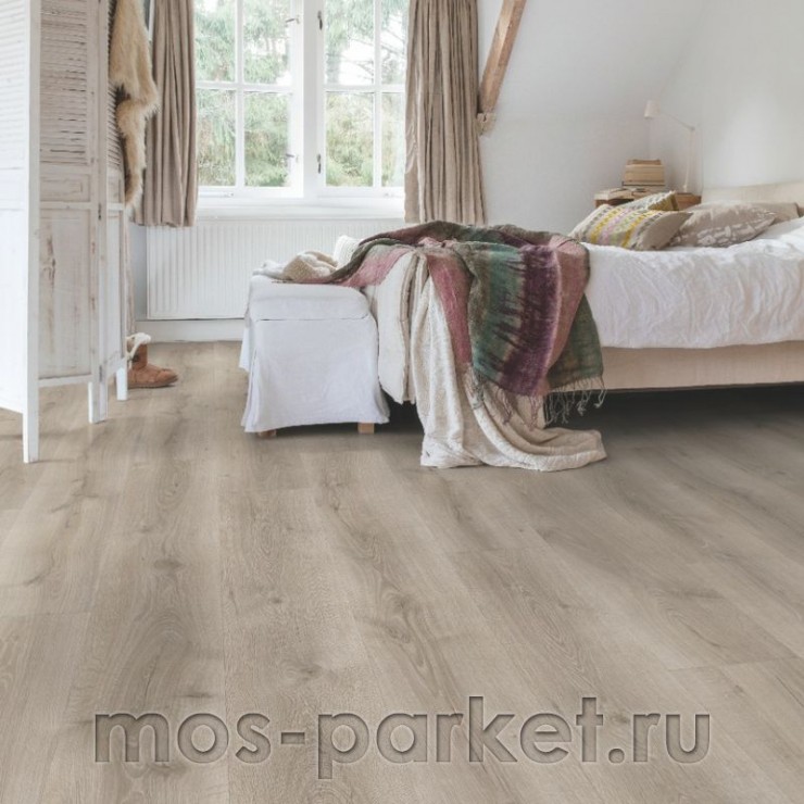 Ламинат Quick-Step Majestic MJ3552 Дуб пустынный шлифованный серый