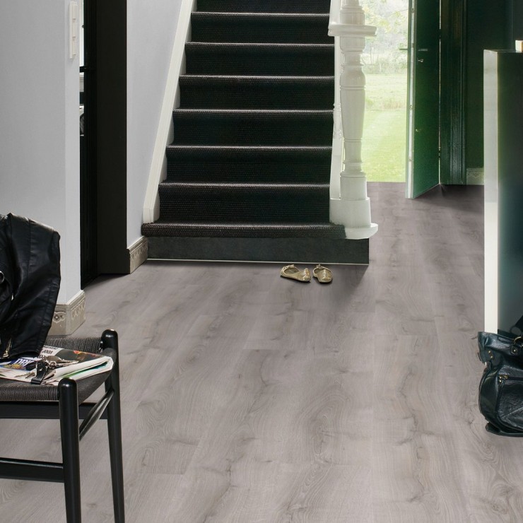 Ламинат Quick-Step Majestic MJ3552 Дуб пустынный шлифованный серый