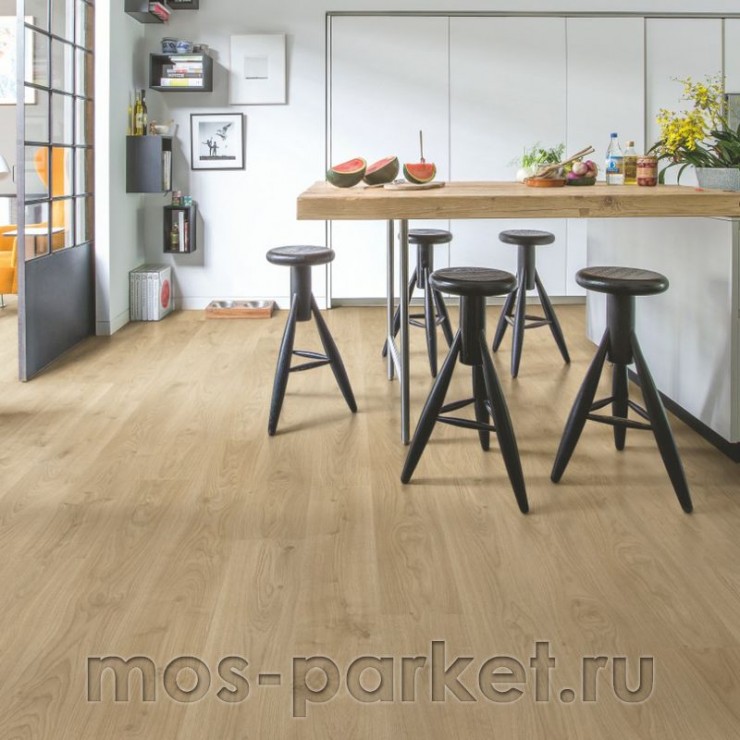 Ламинат Quick-Step Perspective PER6075 Доска дуба белого светло-бежевая