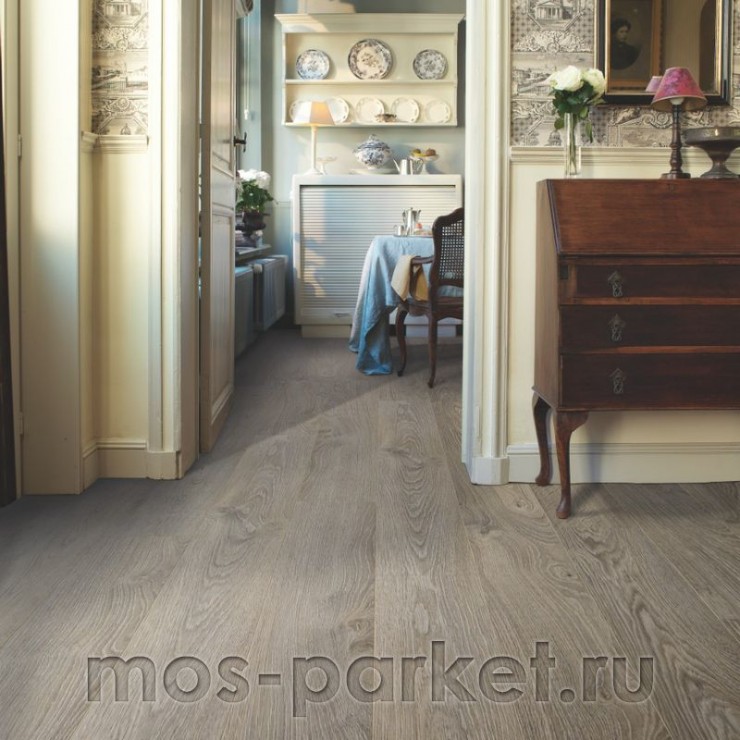Ламинат Quick-Step Perspective UF1406 Доска дуба светло-серого старинного