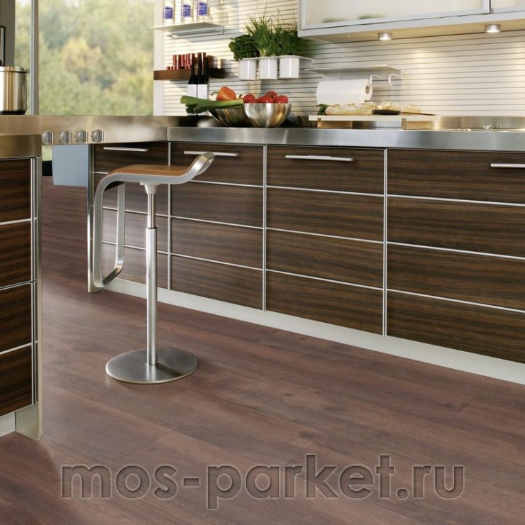 Ламинат Wineo 500 Wood L 4V LA210LV4 Дуб Лисабон тёмно-коричневый