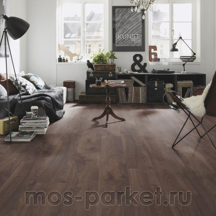 Ламинат Wineo 700 Wood XXL 4V LA223XXLV4 Дуб финский тёмно-коричневый