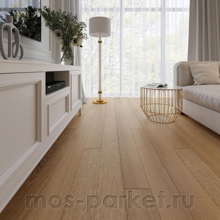 Паркетная доска AlixFloor ALX1018 / ALX1019 Дуб бежевый натуральный