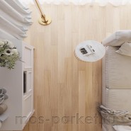 Паркетная доска AlixFloor ALX1022 / ALX1023 Дуб кремовый матовый