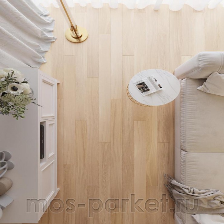 Паркетная доска AlixFloor ALX1022 / ALX1023 Дуб кремовый матовый