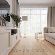 Паркетная доска AlixFloor ALX1022 / ALX1023 Дуб кремовый матовый