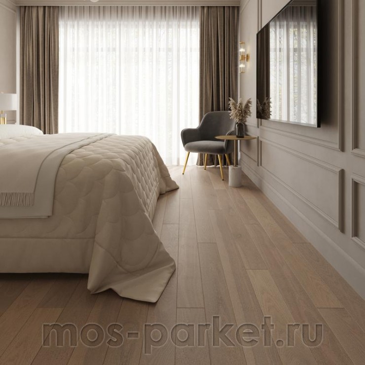Паркетная доска AlixFloor ALX1036 / ALX1037 Ясень серый тонированный