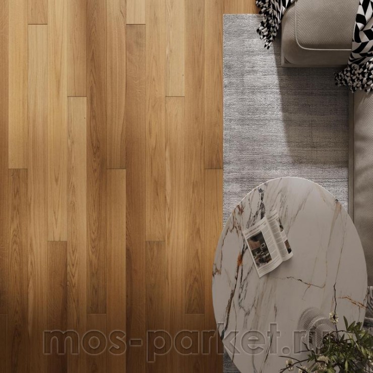 Паркетная доска AlixFloor ALX1014 / ALX1015 Дуб светло-коричневый натуральный