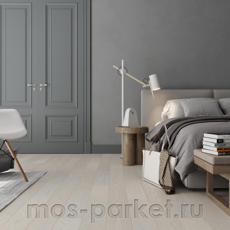 Паркетная доска AlixFloor ALX1030 / ALX1031 Ясень светлый матовый