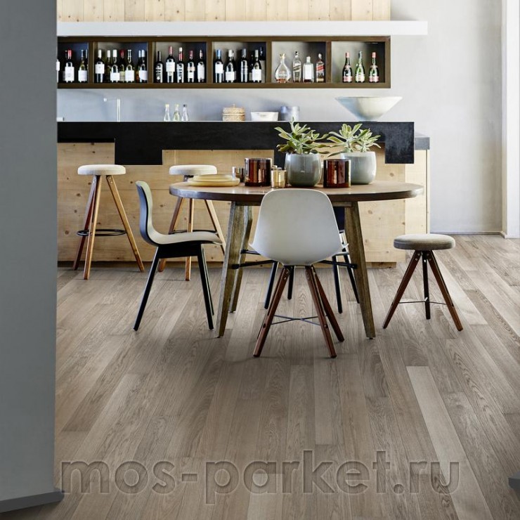 Паркетная доска AlixFloor ALX1032 / ALX1033 Дуб дымчато-серый
