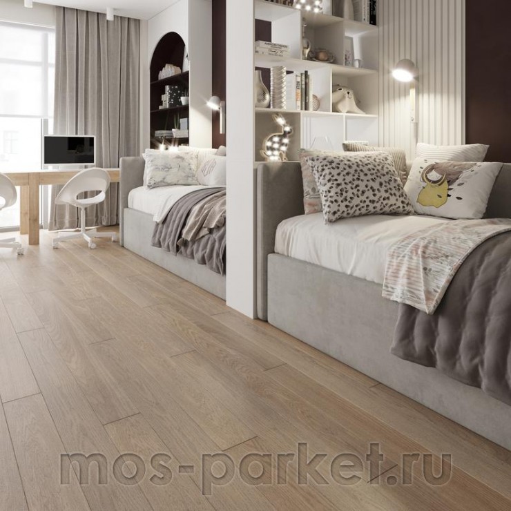 Паркетная доска AlixFloor ALX1032 / ALX1033 Дуб дымчато-серый