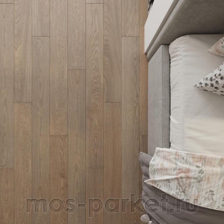 Паркетная доска AlixFloor ALX1032 / ALX1033 Дуб дымчато-серый