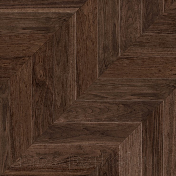 Французская елка Coswick Chevron American Walnut 1375-3261-30 Орех классический 45°