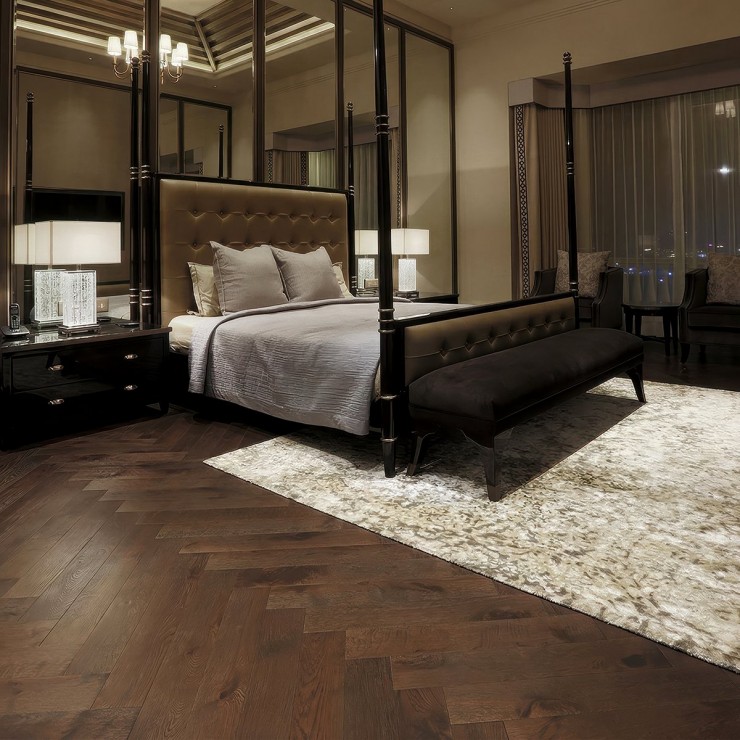 Английская ёлка Coswick Dark Wood 1174-4217-20 Дуб Молочный Шоколад