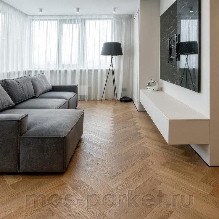 Трехслойная паркетная доска Coswick Gray Shadow 1151-3247-20 Дуб Пастель рустикальная