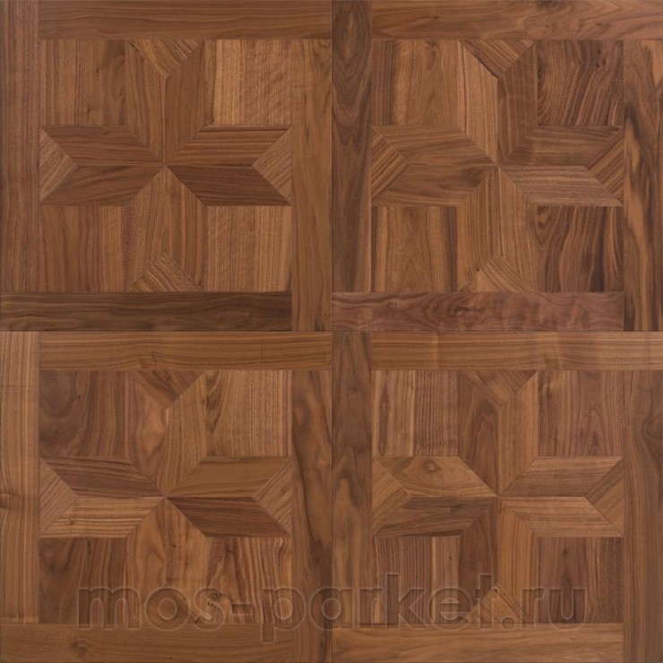 Модульный паркет Coswick American Walnut Блуа 1306-1201-30 Орех натуральный Селект