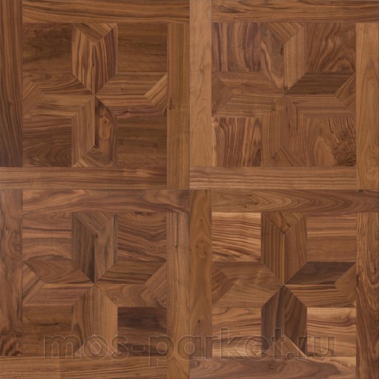 Модульный паркет Coswick American Walnut Блуа 1306-3201-30 Орех натуральный Традишинал