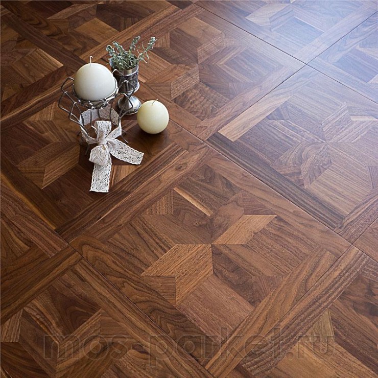 Модульный паркет Coswick American Walnut Блуа 1306-1201-30 Орех натуральный Селект
