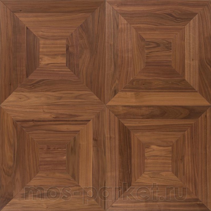 Модульный паркет Coswick American Walnut Таттершел 1381-1201-30 Орех натуральный Селект