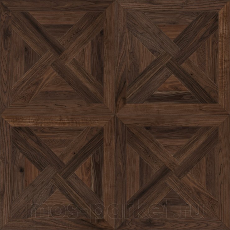 Модульный паркет Coswick American Walnut Трианон 1344-1261-30 Орех классический