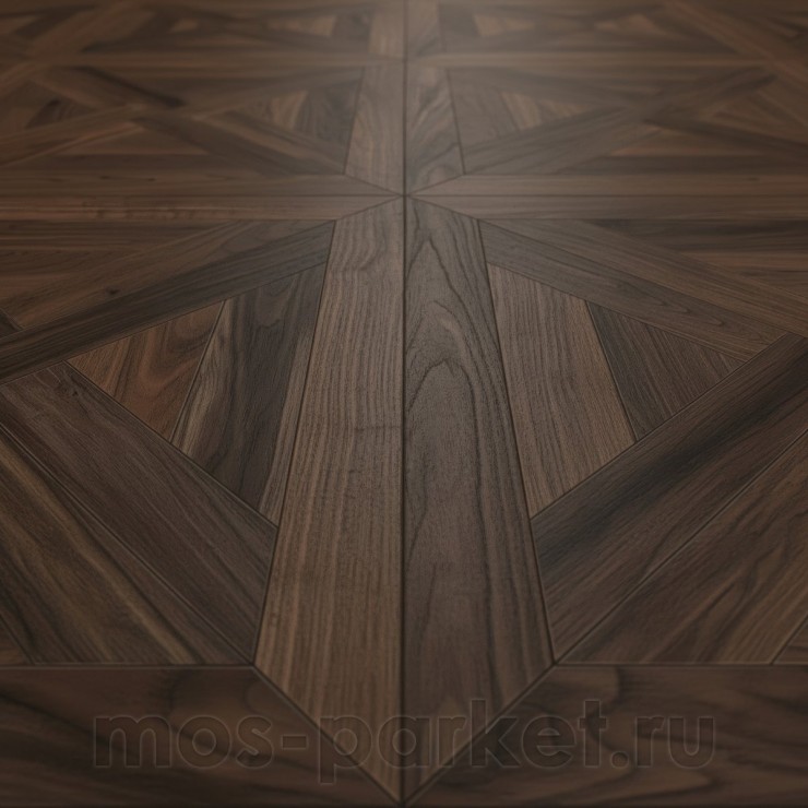 Модульный паркет Coswick American Walnut Трианон 1344-1261-30 Орех классический