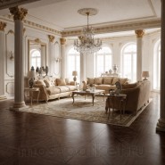 Модульный паркет Coswick American Walnut Трианон 1344-1201-30 Орех натуральный Селект