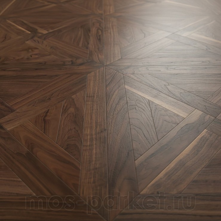 Модульный паркет Coswick American Walnut Трианон 1344-1201-30 Орех натуральный Селект
