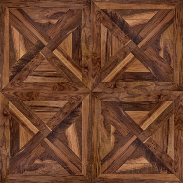 Модульный паркет Coswick American Walnut Трианон 1344-3201-30 Орех натуральный Традишинал