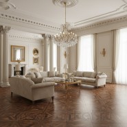 Модульный паркет Coswick American Walnut Трианон 1344-3201-30 Орех натуральный Традишинал