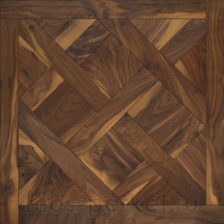 Модульный паркет Coswick American Walnut Версаль 1343-3201-30 Орех натуральный Традишинал