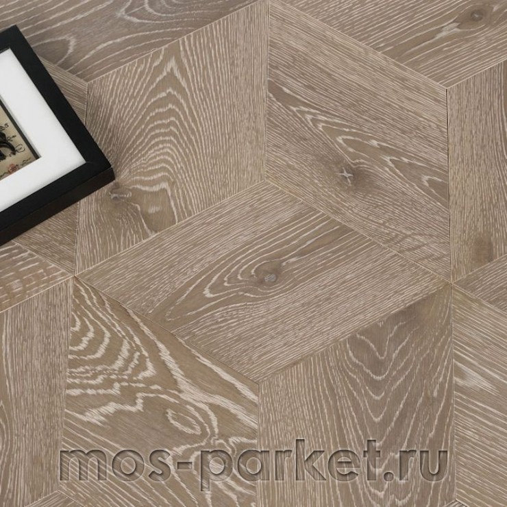 Мозаичный паркет Coswick Parquetry Ромб 1193-3251-20 Дуб Серый кашемир