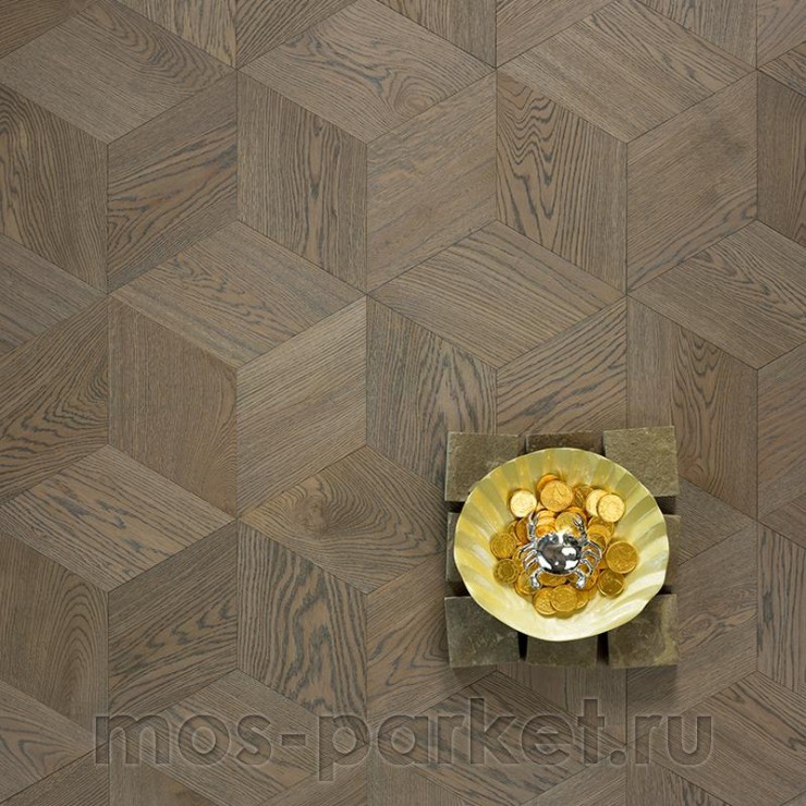 Мозаичный паркет Coswick Parquetry Ромб 1193-3230-20 Дуб Скалистый риф