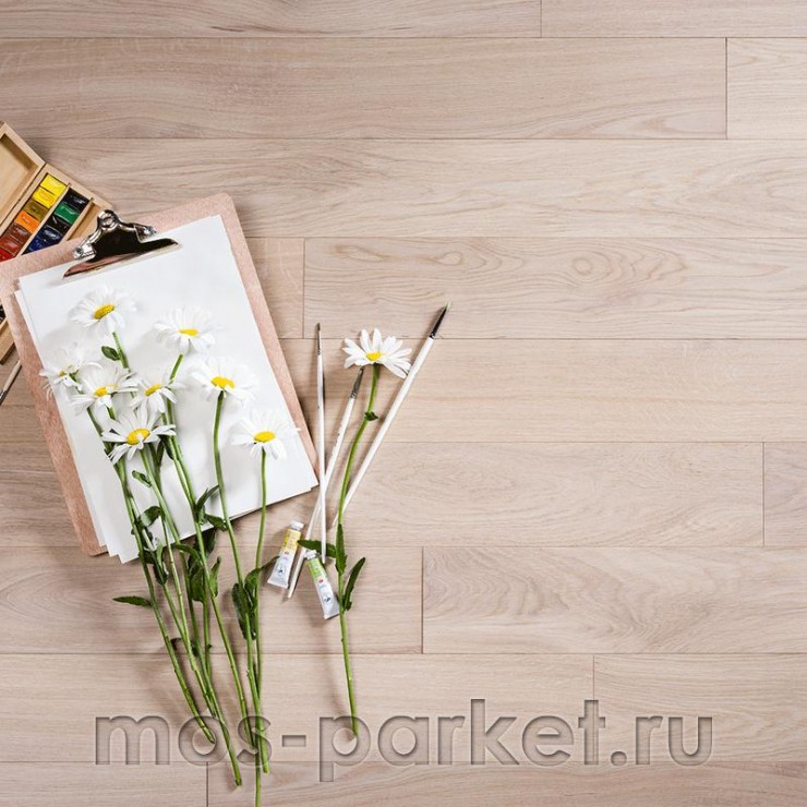 Паркетная доска Coswick White Breathe 1167-1842-10 Дуб акварельный белый