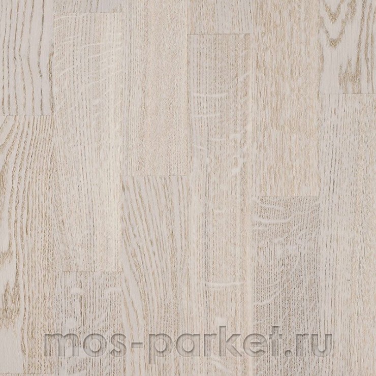 Паркетная доска DuoWood Дуб Atlas White Matt 3S