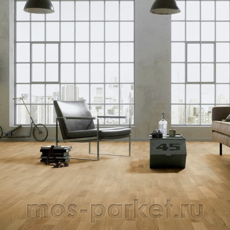 Паркетная доска Focus Floor Season Дуб Charming Matt 3S