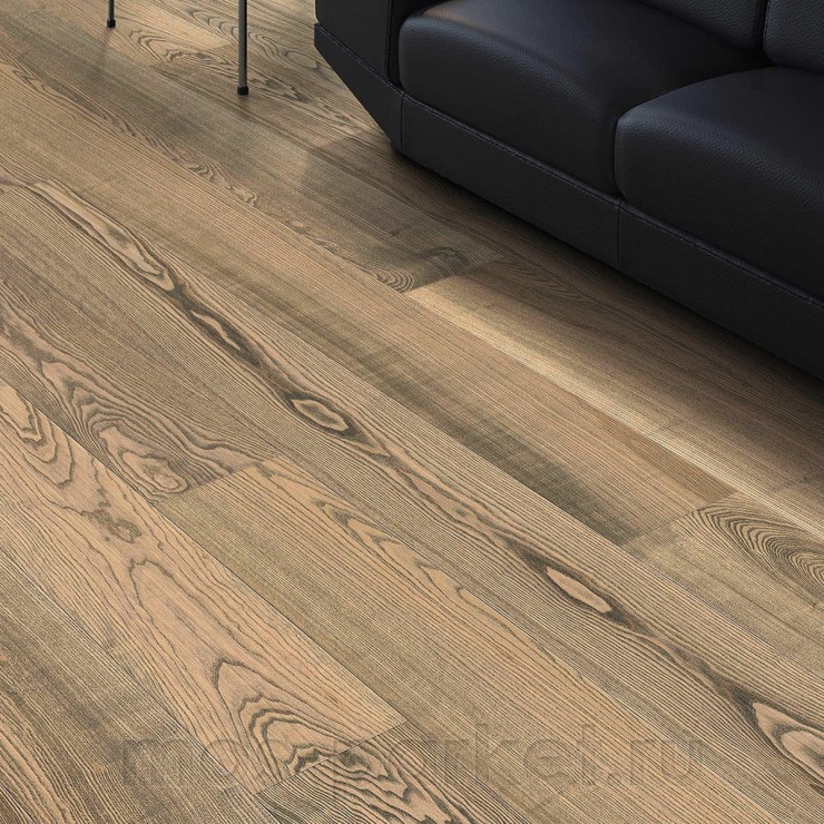 Паркетная доска Haro 4000 Series 544625 Ясень табачно-серый Юниверсал ретро браш