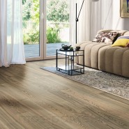 Паркетная доска Haro 4000 Series 544625 Ясень табачно-серый Юниверсал ретро браш