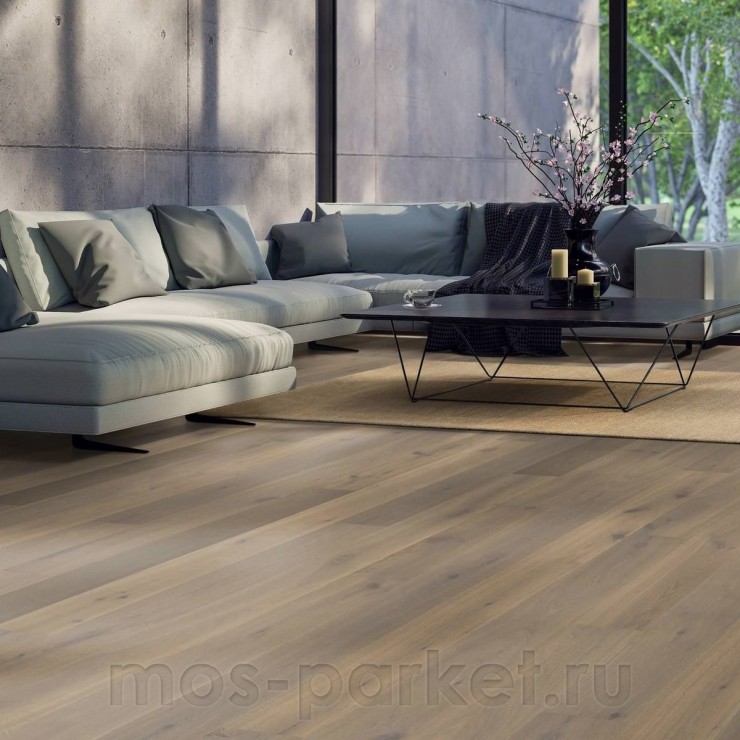 Паркетная доска Haro 4000 Series 548012 Дуб морёный Пуро белый Саваж браш