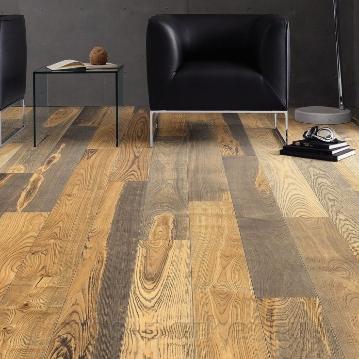 Паркетная доска Haro 4000 Series 529064 Ясень Баррик Селектив браш