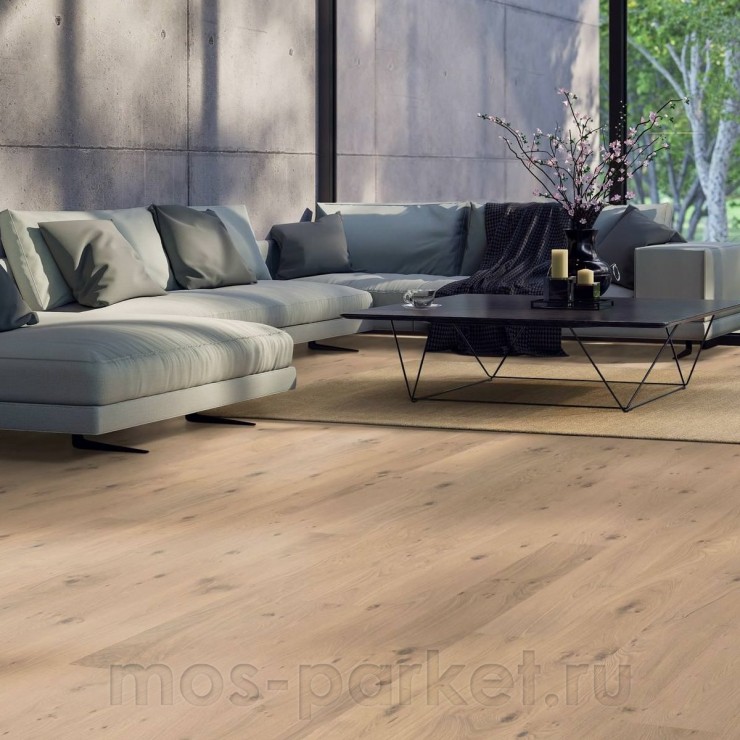 Паркетная доска Haro 4000 Series 535622 Дуб 4 Пуро белый Саваж ретро браш