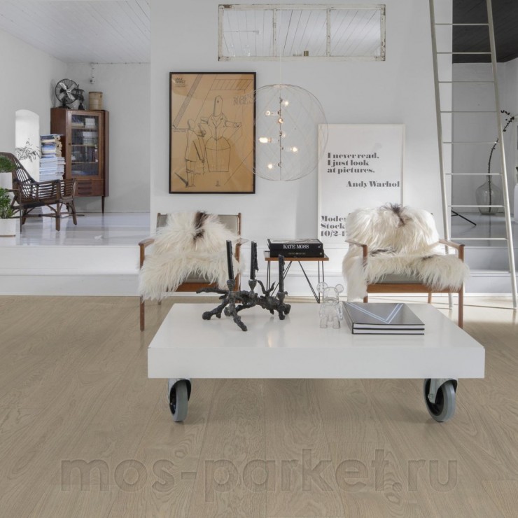 Однополосная паркетная доска Kahrs Life Authentic Plank Oak Cumin