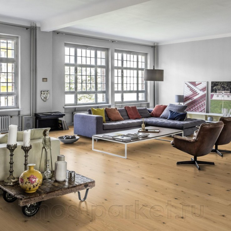 Однополосная паркетная доска Kahrs Life Authentic Plank Oak Fennel