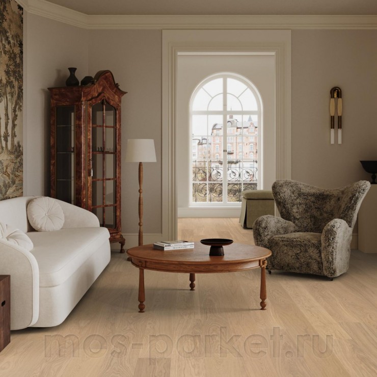 Однополосная паркетная доска Kahrs Life Authentic Plank Oak Ginger