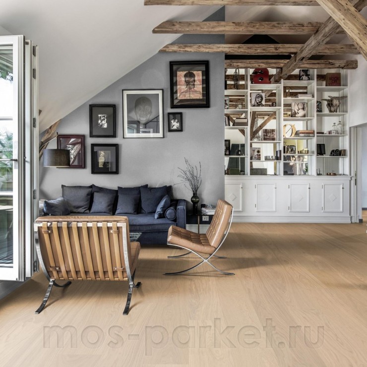 Однополосная паркетная доска Kahrs Life Authentic Plank Oak Ginger