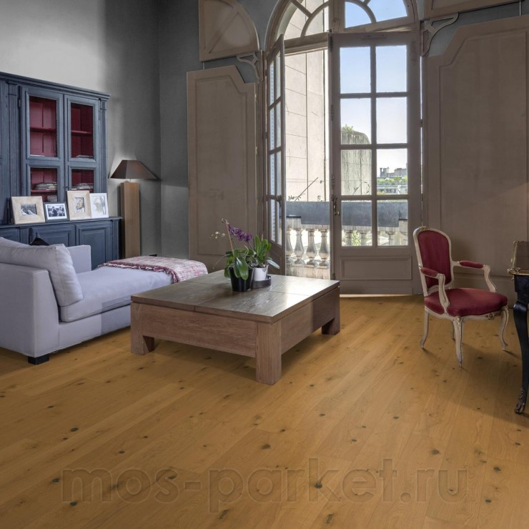 Однополосная паркетная доска Kahrs Life Authentic Plank Oak Pepper