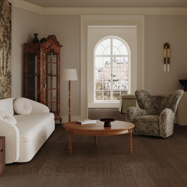 Однополосная паркетная доска Kahrs Life Authentic Plank Oak Saffron